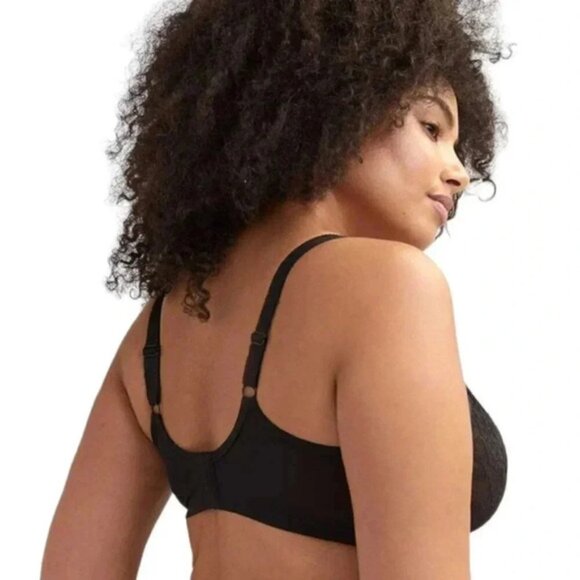 Ashley Graham Lace Mesh Bra Underwire Size 44C - Picture 2 of 3